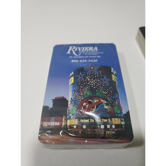 Vintage Las Vegas Riviera Hotel & Casino Playing Cards Comedy Poker. UNOPENED - Picture 2 of 4